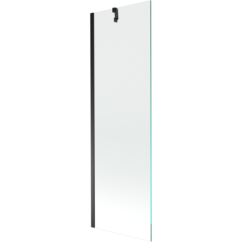 Mexen Next dušas nožogojums ar 1 spārnu 60 x 150 cm, caurspīdīgs, melns - 895-060-000-00-00-70