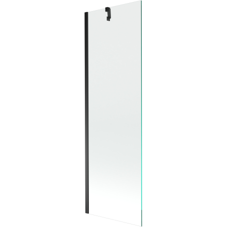 Mexen Next 1-flügelige Badewannenabtrennung 60 x 150 cm, transparent, schwarz - 895-060-000-00-00-70