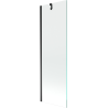 Mexen Next eeneg Klappwand fir d'Dusch 60 x 150 cm, transparent, schwaarz - 895-060-000-00-00-70