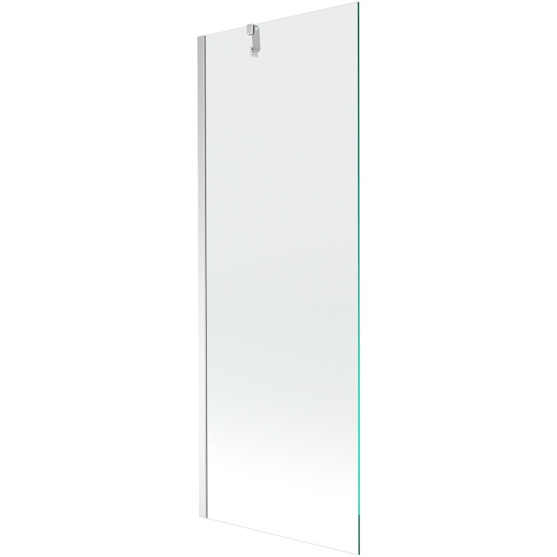 Mexen Next 1-delig badscherm 70 x 150 cm, transparant, chroom - 895-070-000-00-00-01