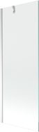 Mexen Next yksiosainen suihkuovi 70 x 150 cm, läpinäkyvä, kromi - 895-070-000-00-00-01