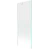 Mexen Next badwand scherm 1-deurs 70 x 150 cm, transparant, wit - 895-070-000-00-00-20