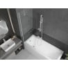 Mexen Next jednokrilni zaslon za kadu 70 x 150 cm, proziran, bijeli - 895-070-000-00-00-20