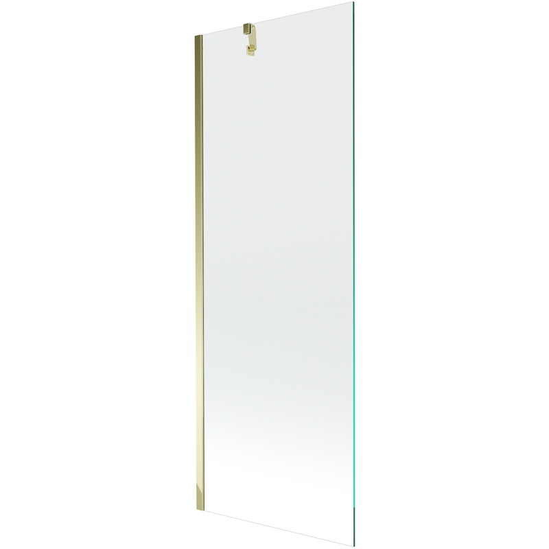 Mexen Next badwand scherm 1-deurs 70 x 150 cm, transparant, goud - 895-070-000-00-00-50