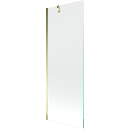 Mexen Next badscherm 1-delig 70 x 150 cm, transparant, goud - 895-070-000-00-00-50