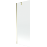 Mexen Next 1-wing Bath Screen 70 x 150 cm, Transparent, Gold - 895-070-000-00-00-50