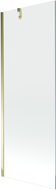 Mexen Next duschvägg 1-dörr 70 x 150 cm, transparent, guld - 895-070-000-00-00-50
