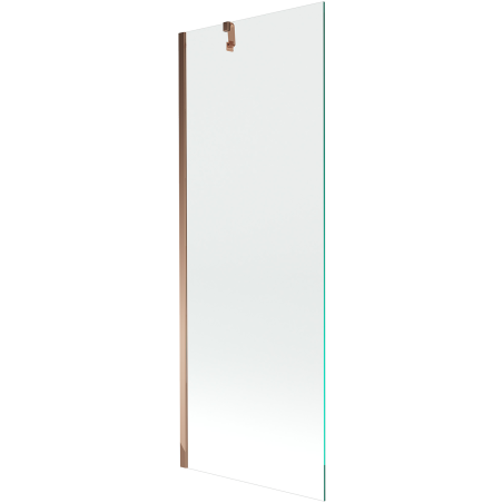 Mexen Next paratia per vasca da bagno a 1 anta 70 x 150 cm, trasparente, oro rosa - 895-070-000-00-00-60