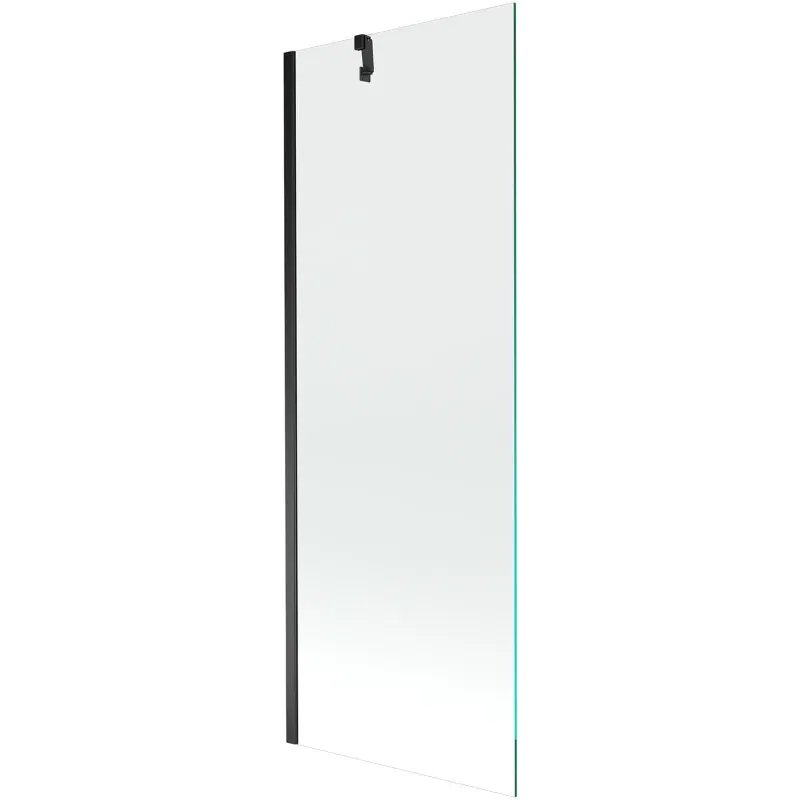 Mexen Next badwand scherm 1-vleugelig 70 x 150 cm, transparant, zwart - 895-070-000-00-00-70