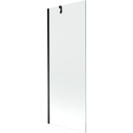 Mexen Next 1-delad badkarsskärm 70 x 150 cm, transparent, svart - 895-070-000-00-00-70