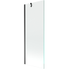 Mexen Next Buedewand 1-Flille 70 x 150 cm, transparent, schwaarz - 895-070-000-00-00-70