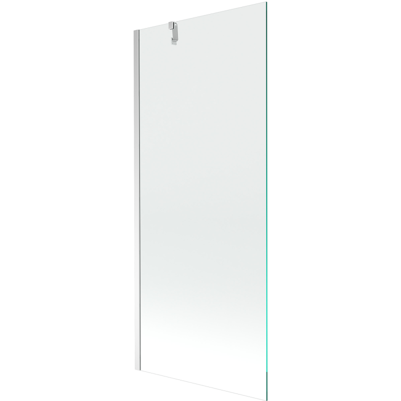 Mexen Next Badewannenabtrennung 1-flügelig 80 x 150 cm, transparent, Chrom - 895-080-000-00-00-01