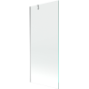 Mexen Next badwand 1-vleugelig 80 x 150 cm, transparant, chroom - 895-080-000-00-00-01