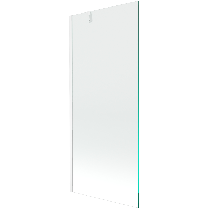 Mexen Next enkel duschvägg 80 x 150 cm, transparent, vit - 895-080-000-00-00-20