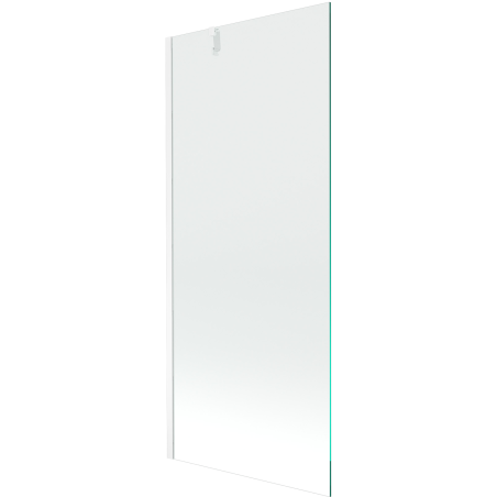 Mexen Next badwand 1-delig 80 x 150 cm, transparant, wit - 895-080-000-00-00-20