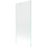Mexen Next Badewannenabtrennung 1-flügelig 80 x 150 cm, transparent, weiß - 895-080-000-00-00-20