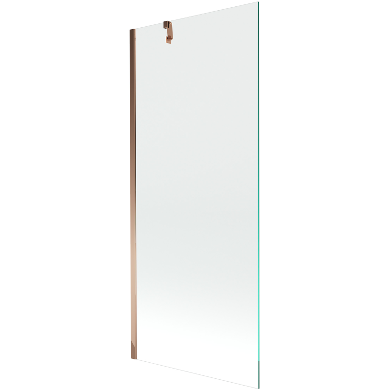 Mexen Next bath screen 1-wing 80 x 150 cm, transparent, rose gold - 895-080-000-00-00-60