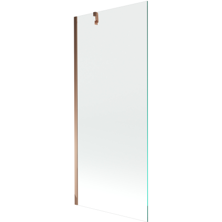 Mexen Next bath screen 1-wing 80 x 150 cm, transparent, rose gold - 895-080-000-00-00-60