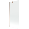 Mexen Next badwand 1-delig 80 x 150 cm, transparant, roségoud - 895-080-000-00-00-60