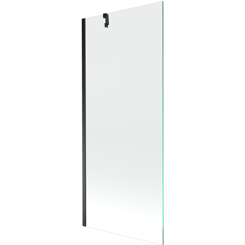 Mexen Next douchewand 1-delig 80 x 150 cm, transparant, zwart - 895-080-000-00-00-70