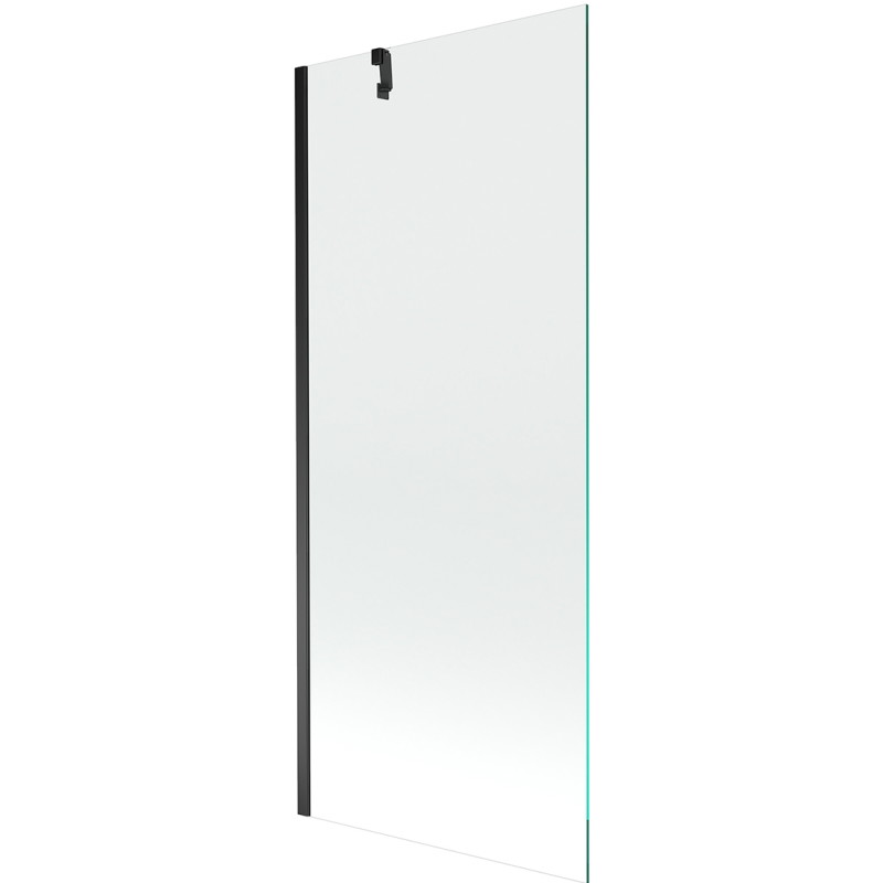 Mexen Next mampara de baño abatible de 1 hoja 80 x 150 cm, transparente, negro - 895-080-000-00-00-70