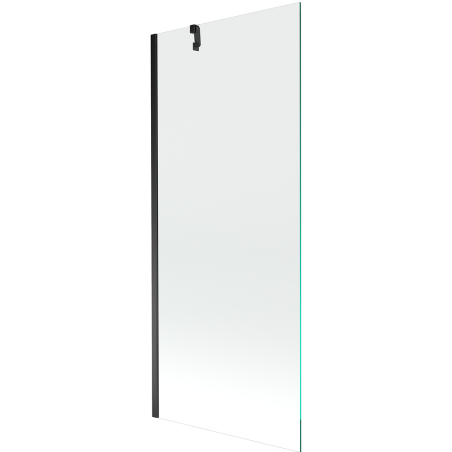 Mexen Next bathtub screen single-wing 80 x 150 cm, transparent, black - 895-080-000-00-00-70