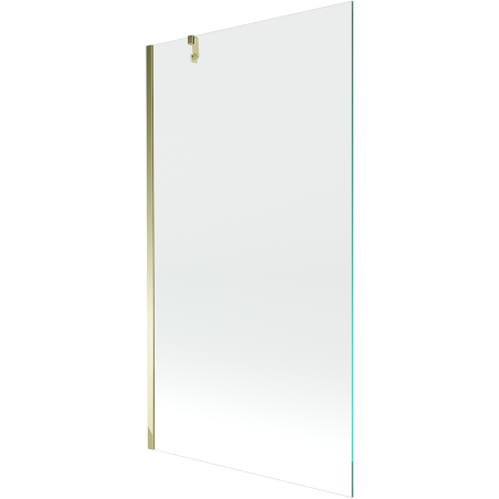 Mexen Next 1-vikbar duschskärm 90 x 150 cm, transparent, guld - 895-090-000-00-00-50