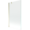 Mexen Next badwand scherm 1-delig 90 x 150 cm, transparant, goud - 895-090-000-00-00-50