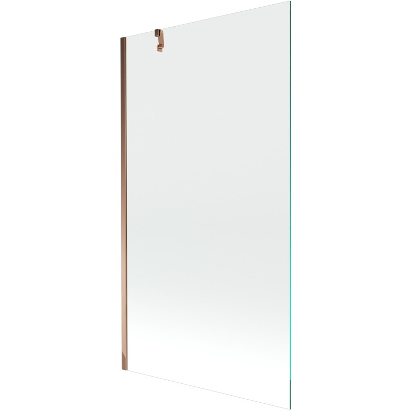Mexen Next badwandafscherming 1-vleugelig 90 x 150 cm, transparant, roségoud - 895-090-000-00-00-60