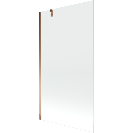 Mexen Next paratia per vasca da bagno a 1 anta 90 x 150 cm, trasparente, oro rosa - 895-090-000-00-00-60