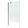 Mexen Next 1-panel bathtub screen 90 x 150 cm, transparent, black - 895-090-000-00-00-70