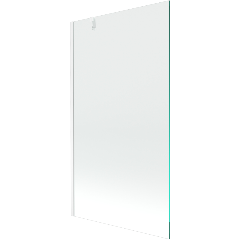 Mexen Next Badewannenfaltwand 1-flügelig 100 x 150 cm, transparent, weiß - 895-100-000-00-00-20