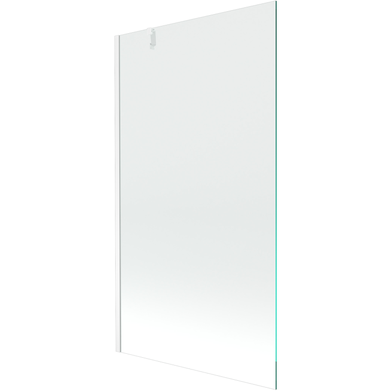 Mexen Next badwand scherm 1-vleugelig 100 x 150 cm, transparant, wit - 895-100-000-00-00-20