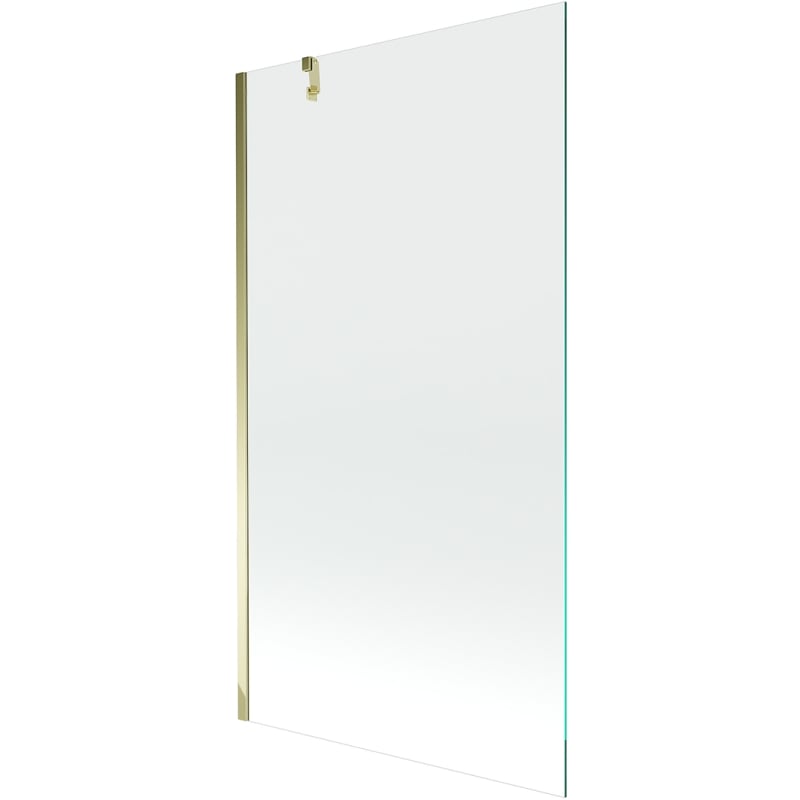 Mexen Next 1-flügelige Duschwand 100 x 150 cm, transparent, gold - 895-100-000-00-00-50