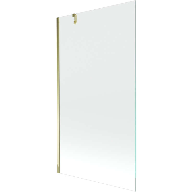Mexen Next Wannenschirm 1-teilig 100 x 150 cm, transparent, gold - 895-100-000-00-00-50