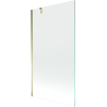 Mexen Next single-panel bath screen 100 x 150 cm, transparent, gold - 895-100-000-00-00-50