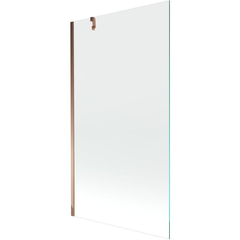 Mexen Next paravan za kadu s 1 krilom 100 x 150 cm, proziran, roza zlato - 895-100-000-00-00-60