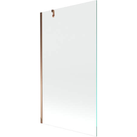 Mexen Next 1-wing bath screen 100 x 150 cm, transparent, rose gold - 895-100-000-00-00-60