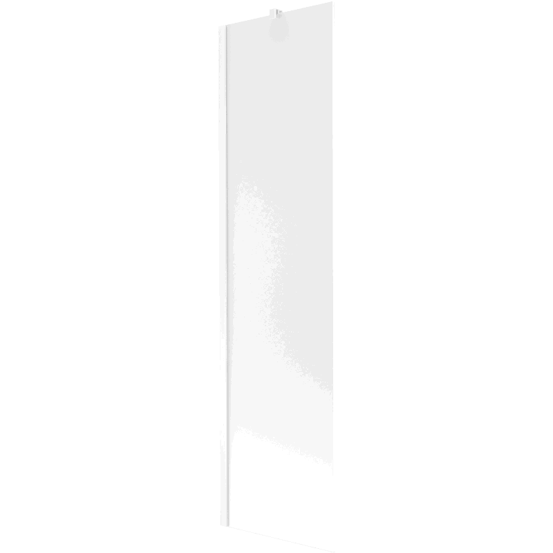 Mexen Next Badewannenabtrennung 1-flügelig 50 x 150 cm, matt, weiß - 895-050-000-00-30-20
