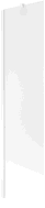 Mexen Next bathtub screen 1-wing 50 x 150 cm, frost, white - 895-050-000-00-30-20