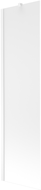 Mexen Next paratia da bagno 1 anta 50 x 150 cm, smerigliato, bianco - 895-050-000-00-30-20