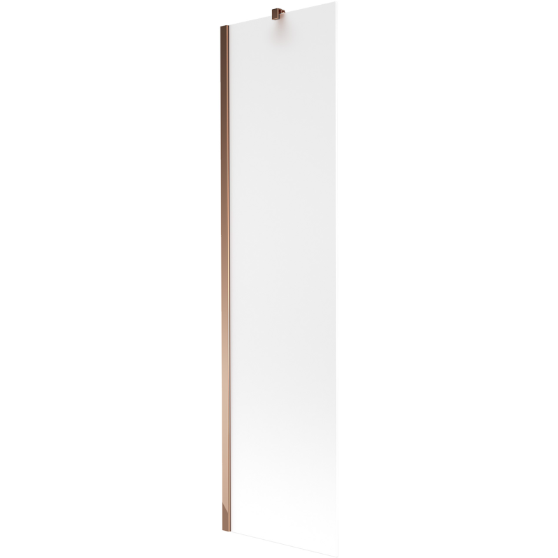 Mexen Next badwand 1-delig 50 x 150 cm, matglas, roze goud - 895-050-000-00-30-60