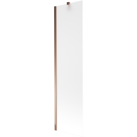 Mexen Next 1-wing bath screen 50 x 150 cm, frost, rose gold - 895-050-000-00-30-60