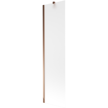 Mexen Next paratia da vasca da bagno a 1 anta 50 x 150 cm, smerigliato, oro rosa - 895-050-000-00-30-60