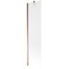 Mexen Next 1-wing bath screen 50 x 150 cm, frost, rose gold - 895-050-000-00-30-60