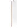 Mexen Next badwand 1-delig 50 x 150 cm, matglas, roze goud - 895-050-000-00-30-60