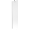 Mexen Next badwand scherm 1-deurs 50 x 150 cm, ijs, zwart - 895-050-000-00-30-70