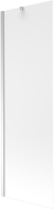 Mexen Next 1-panel bathtub screen 60 x 150 cm, frost, chrome - 895-060-000-00-30-01
