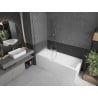 Mexen Next Badewannenfaltwand 1-teilig 60 x 150 cm, matt, Chrom - 895-060-000-00-30-01