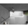 Mexen Next pare-douche à un panneau 60 x 150 cm, givré, chrome - 895-060-000-00-30-01